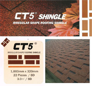 Irregular Shape Roofing Shingle